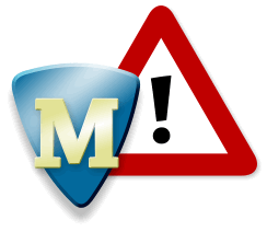 Mediatoren Warnschild