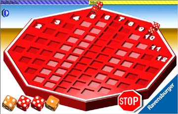 Spielfeld vor Spielbeginn