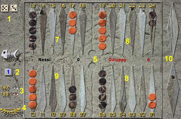 rol Grit domineren Backgammon - Handleiding * BrettspielWelt - Online Portal für Brettspiele