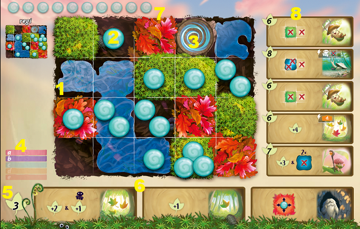 Ravensburger - Mycelia - Gioco Da Tavolo Deckbuilding - Da 1 A 4 Giocatori, 9+ Anni - Edizione Italiana - Scopri Il Regno Dei Funghi